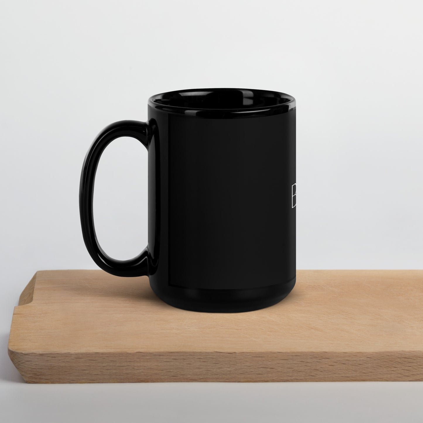 Boo Black Glossy Mug