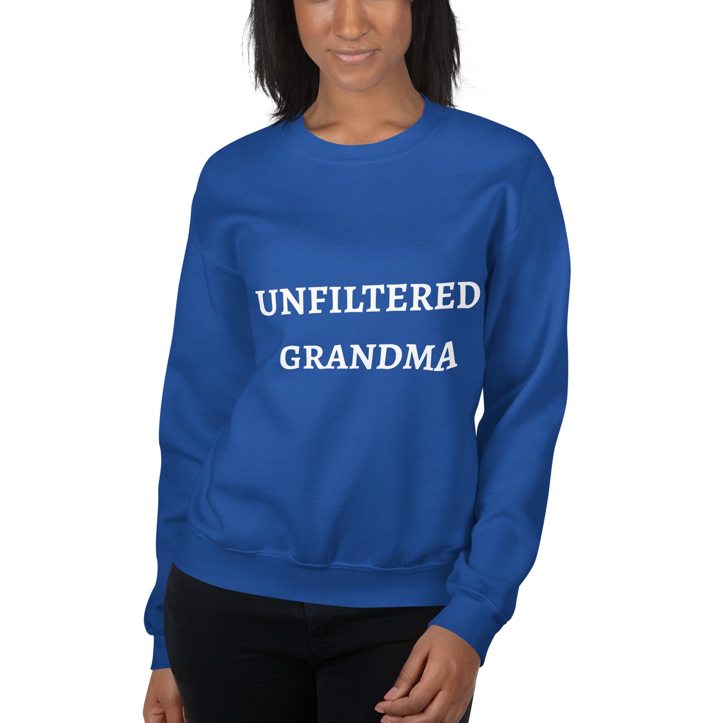 "Unfiltered Grandma" Unisex Sweatshirt