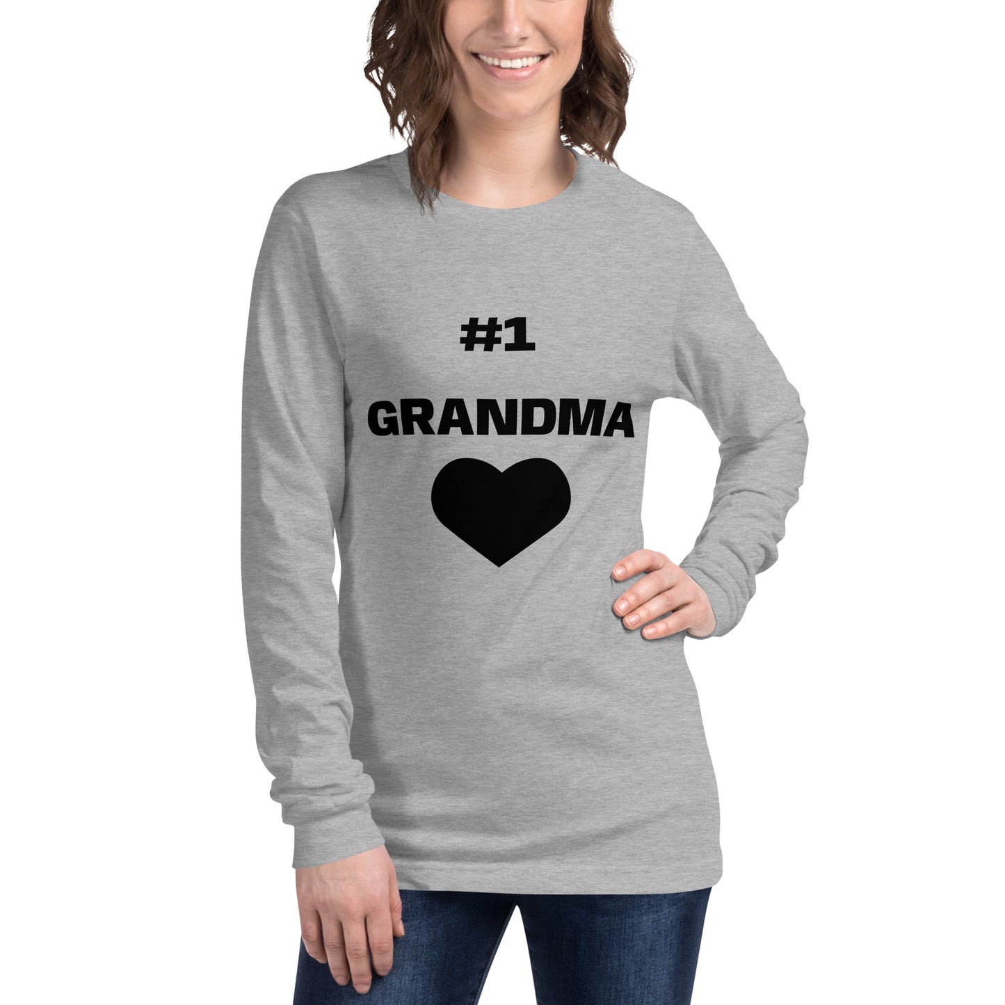 "#1 Grandma" Unisex Long Sleeve Tee