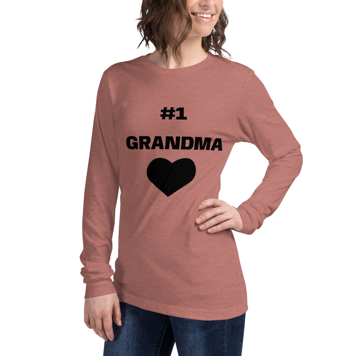 "#1 Grandma" Unisex Long Sleeve Tee