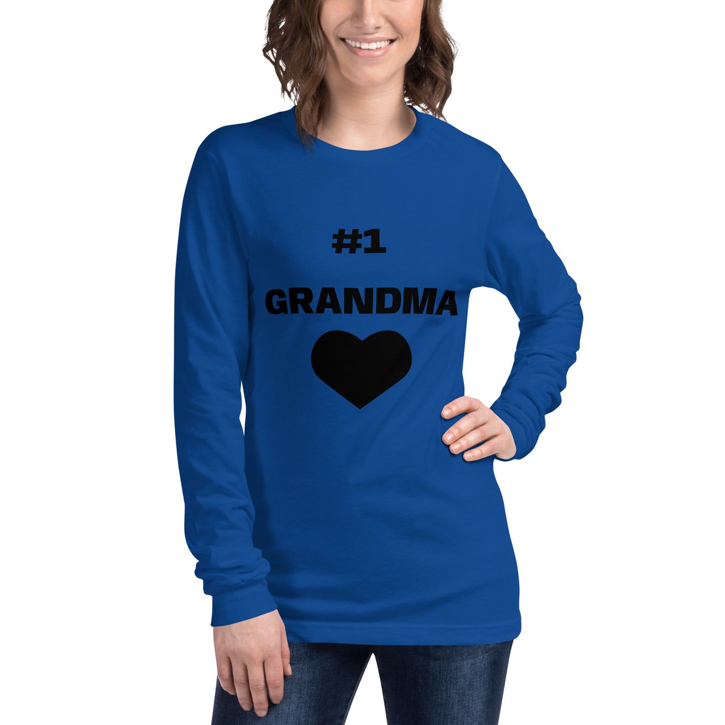 "#1 Grandma" Unisex Long Sleeve Tee