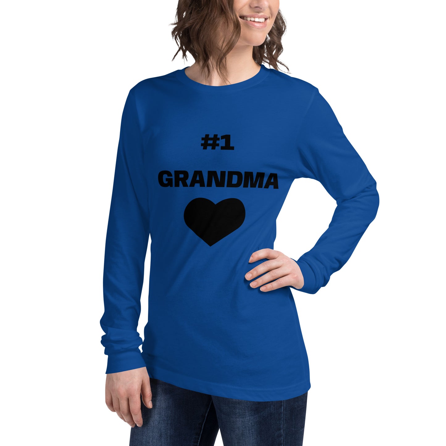 "#1 Grandma" Unisex Long Sleeve Tee