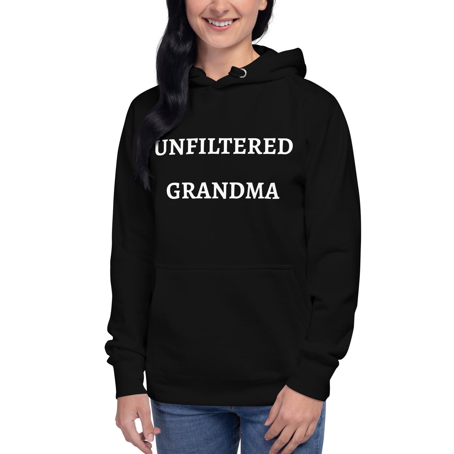 "Unfiltered Grandma" Unisex Hoodie