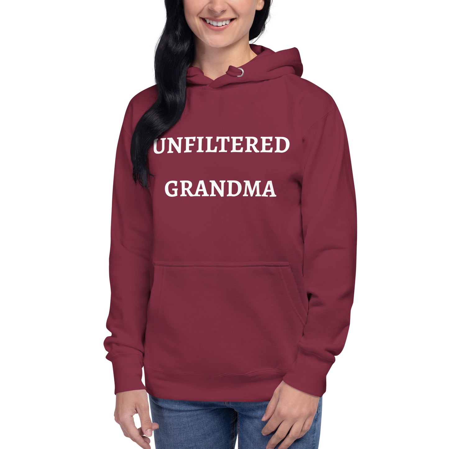 "Unfiltered Grandma" Unisex Hoodie