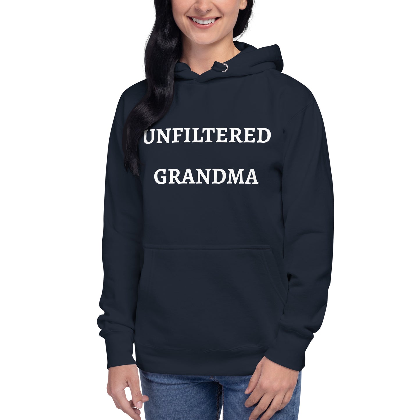 "Unfiltered Grandma" Unisex Hoodie