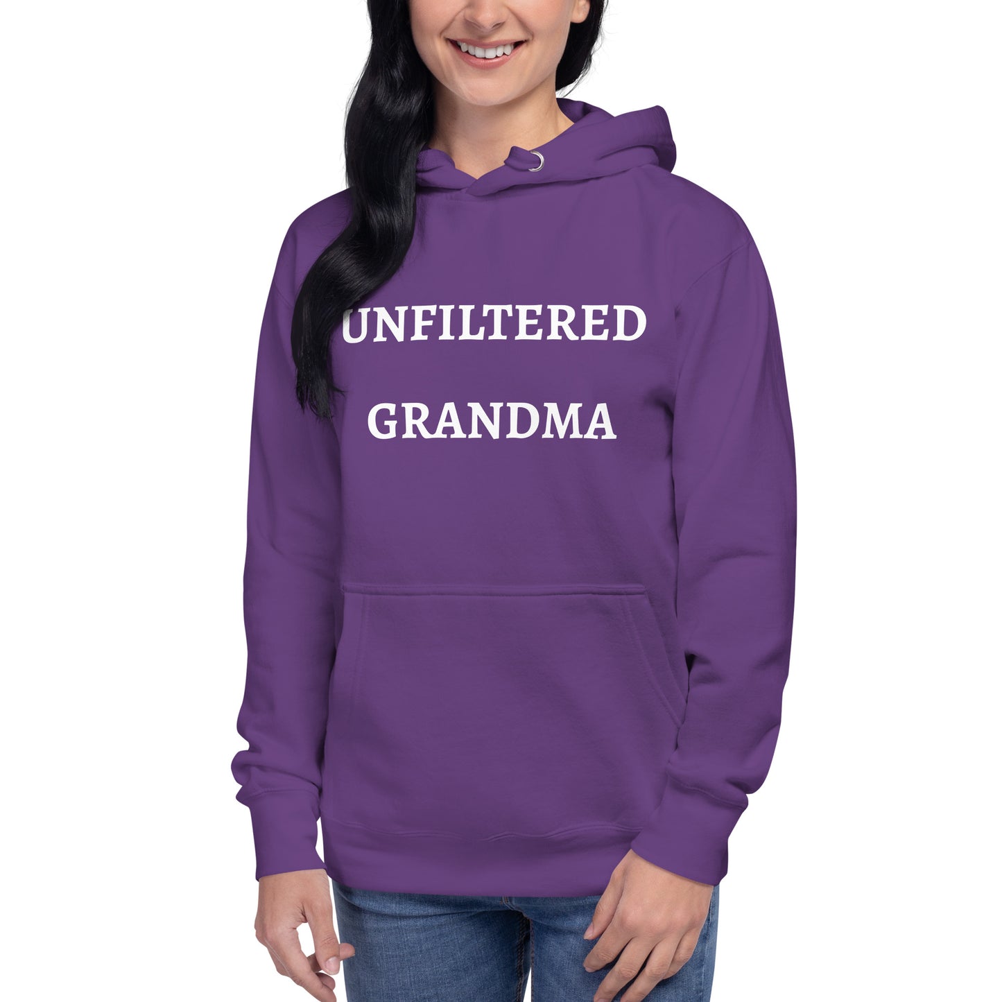 "Unfiltered Grandma" Unisex Hoodie