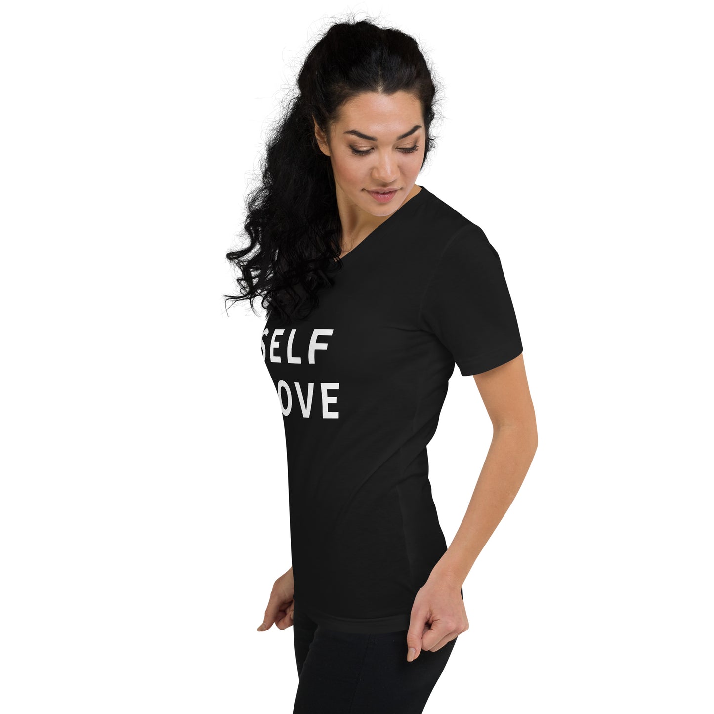 Self Love Unisex Short Sleeve V-Neck T-Shirt